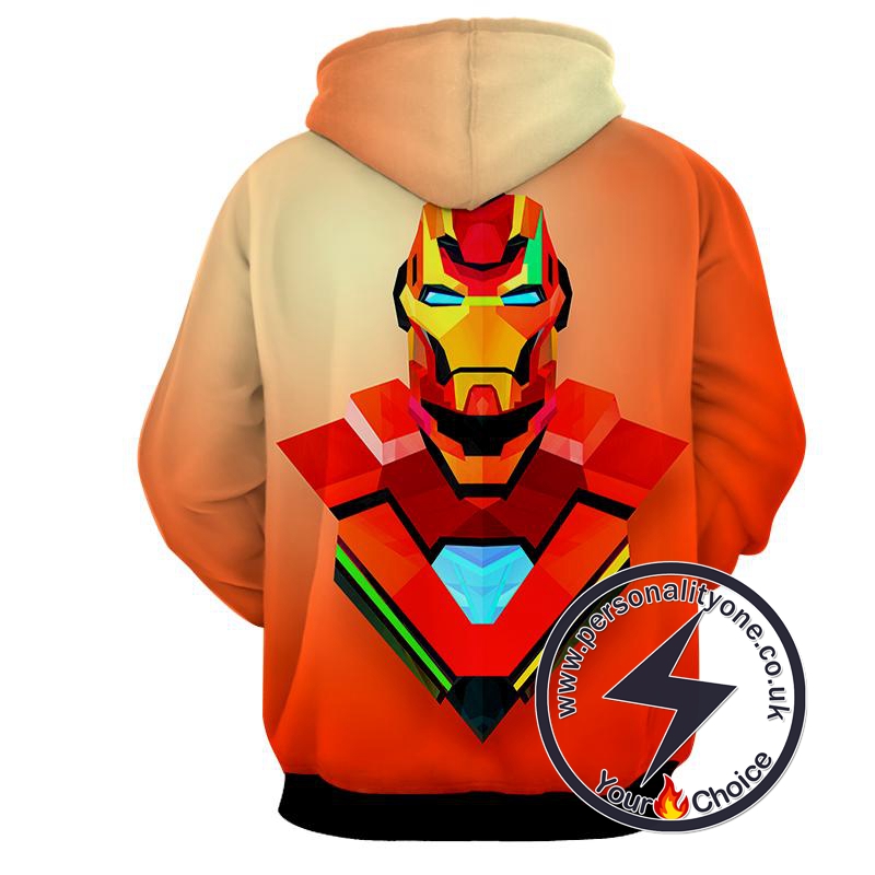 Iron Man - Iron Man 3D - Iron Man Hoodies